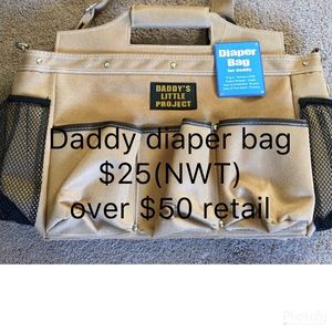 “Tool bag” daddy diaper bag
